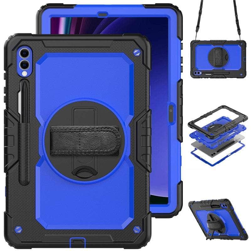 Casebuddy Galaxy Tab S9 Plus Shockproof Shoulder Strap Case