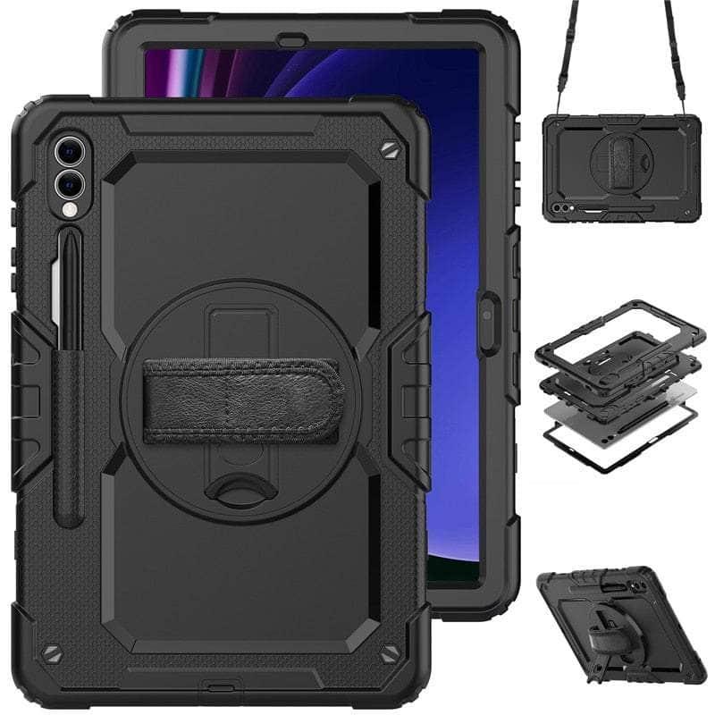 Casebuddy Galaxy Tab S9 Shockproof Shoulder Strap Case