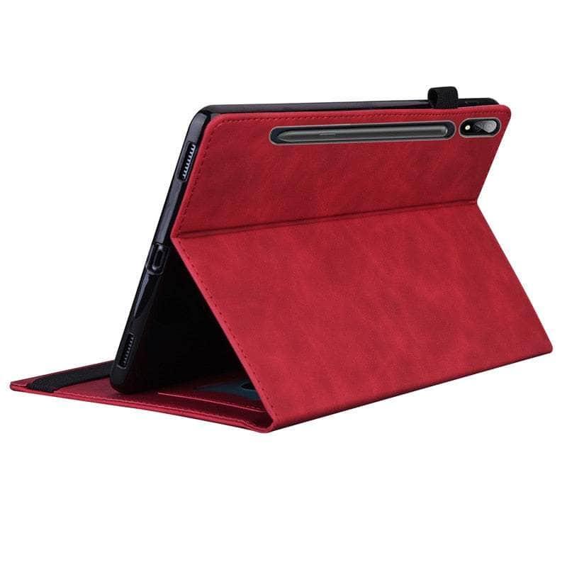 Casebuddy Galaxy Tab S9 Ultra Luxury Vegan Leather Wallet