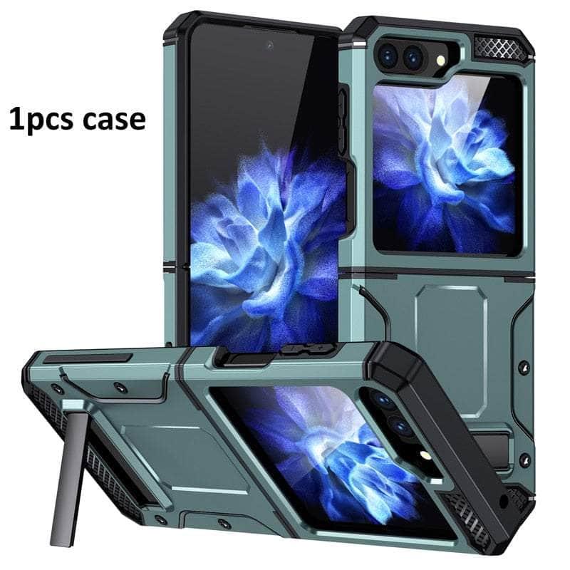 Casebuddy Dark green / For Z Flip5 Galaxy Z Flip 5 Drop Resistance Armor Cover