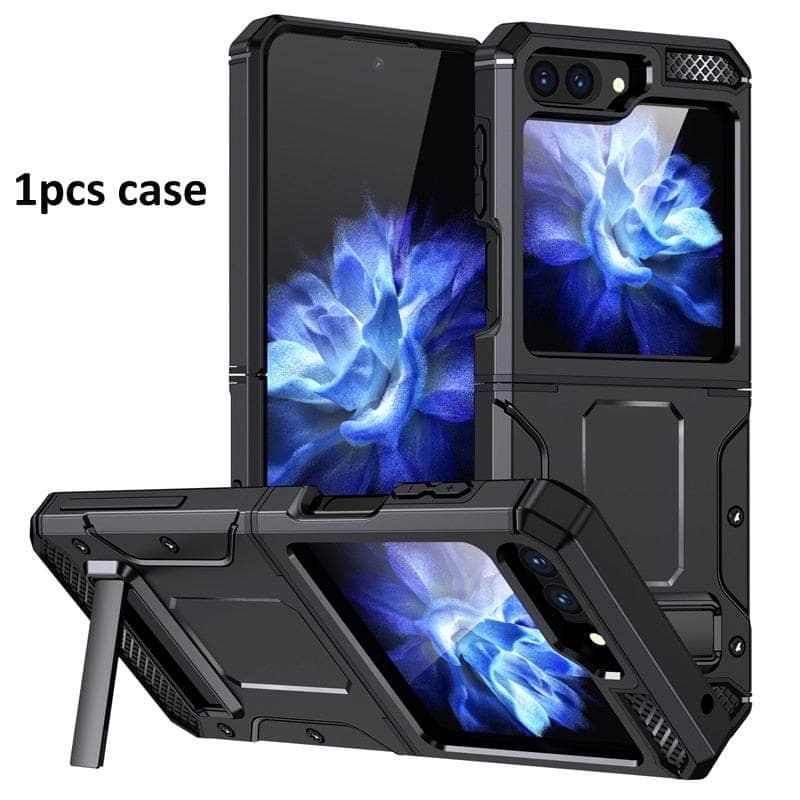 Casebuddy Black / For Z Flip5 Galaxy Z Flip 5 Drop Resistance Armor Cover