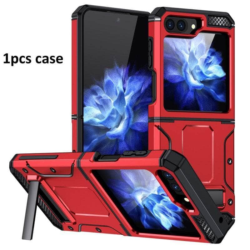 Casebuddy Red / For Z Flip5 Galaxy Z Flip 5 Drop Resistance Armor Cover