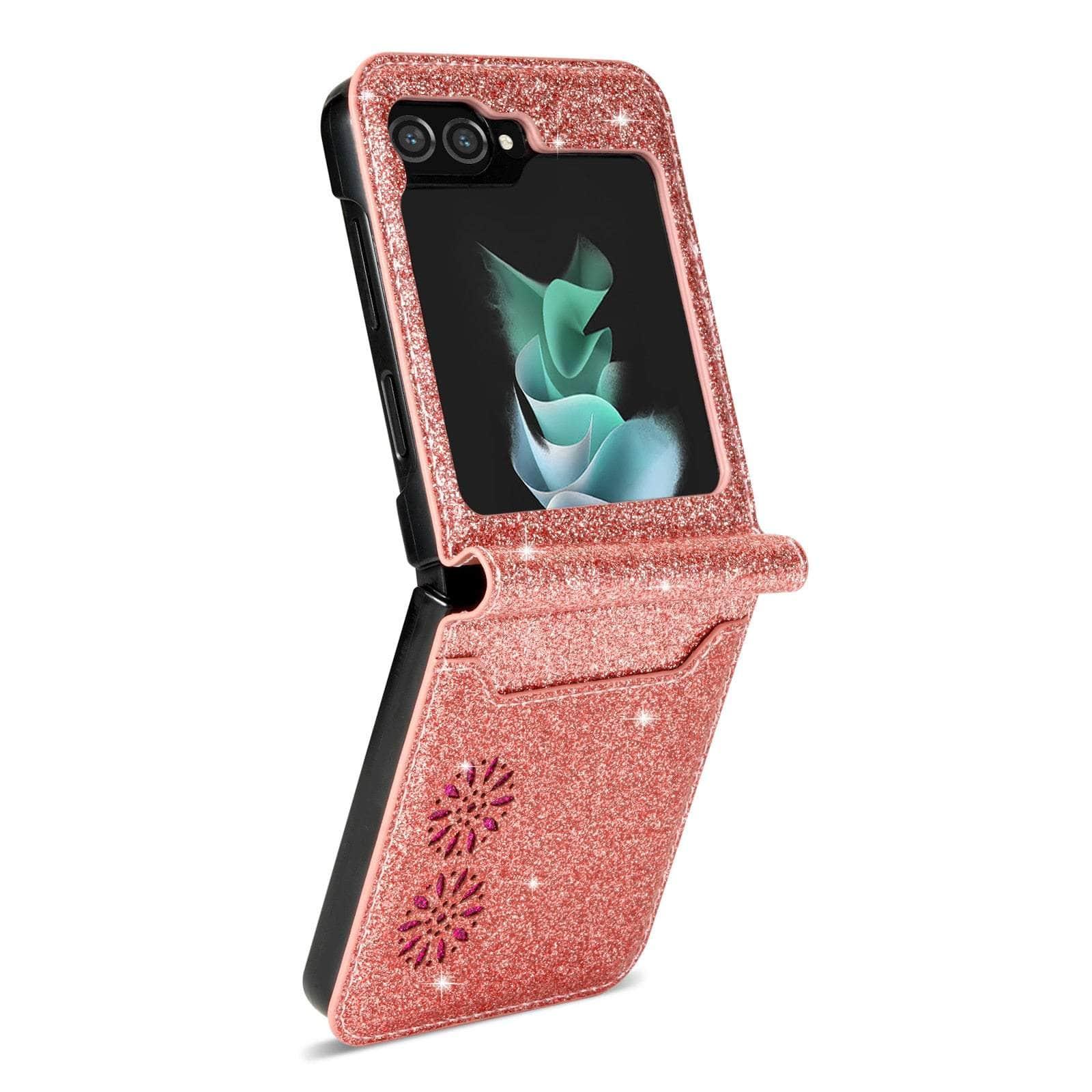 Casebuddy Galaxy Z Flip 5 Glitter Bling Protection Case