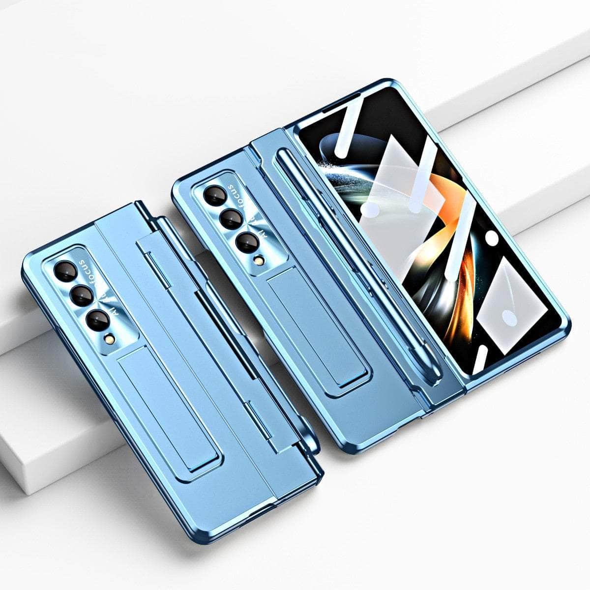 Casebuddy Blue / Galaxy Z Fold 3 Galaxy Z Fold 3 Pen Holder Kickstand Case