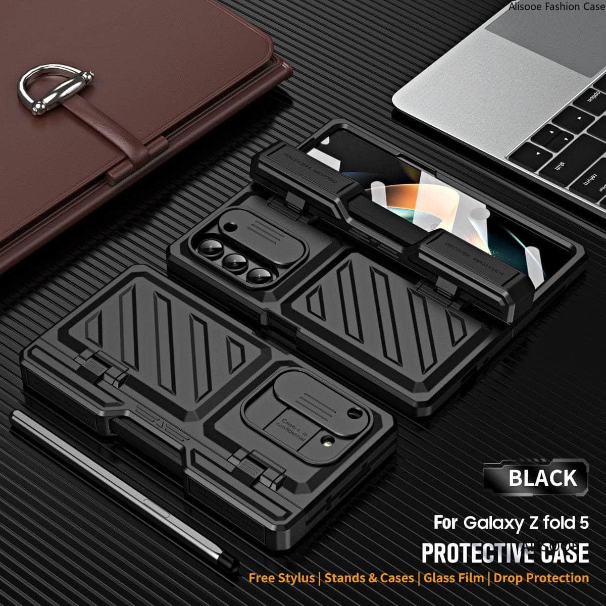 Casebuddy Galaxy Z Fold 4 Rugged Armor Pen Slot Case