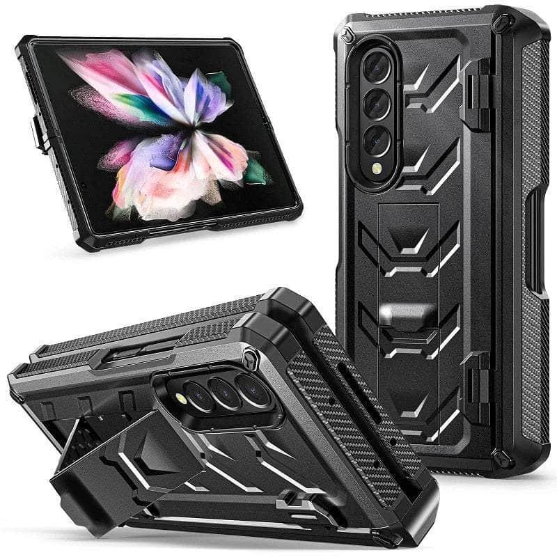 Casebuddy Galaxy Z Fold 5 Hinge Pen Slot Kickstand Hard Case