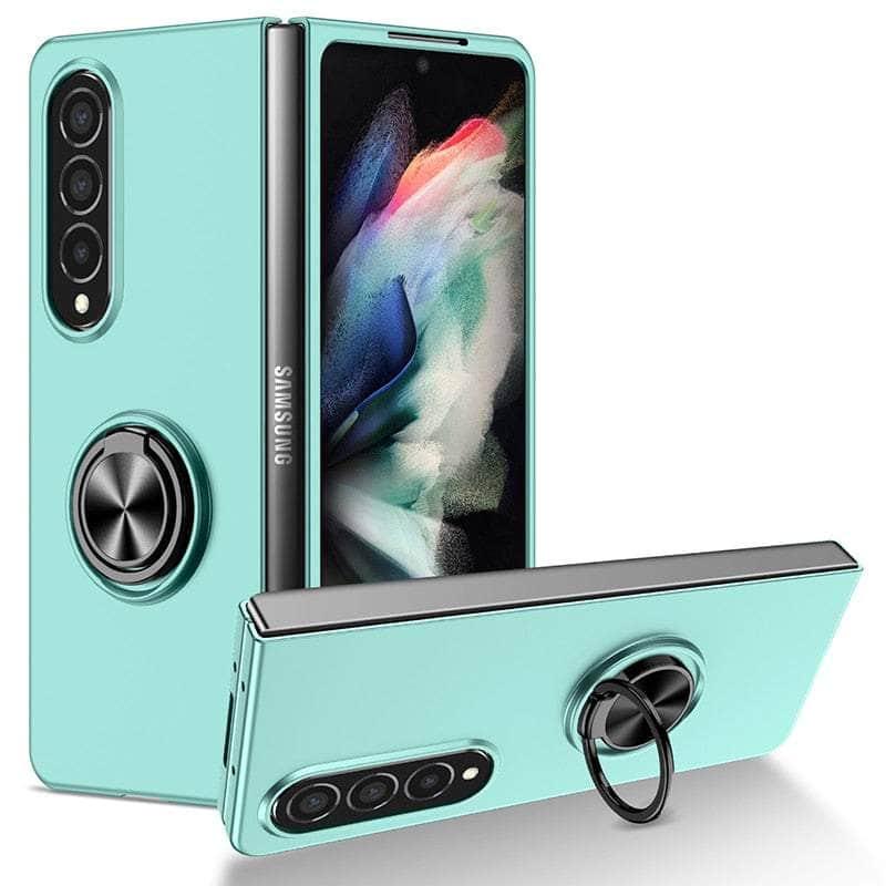 Casebuddy Light blue / for Galaxy Z Fold 5 Galaxy Z Fold 5 Magnet Ring Kickstand