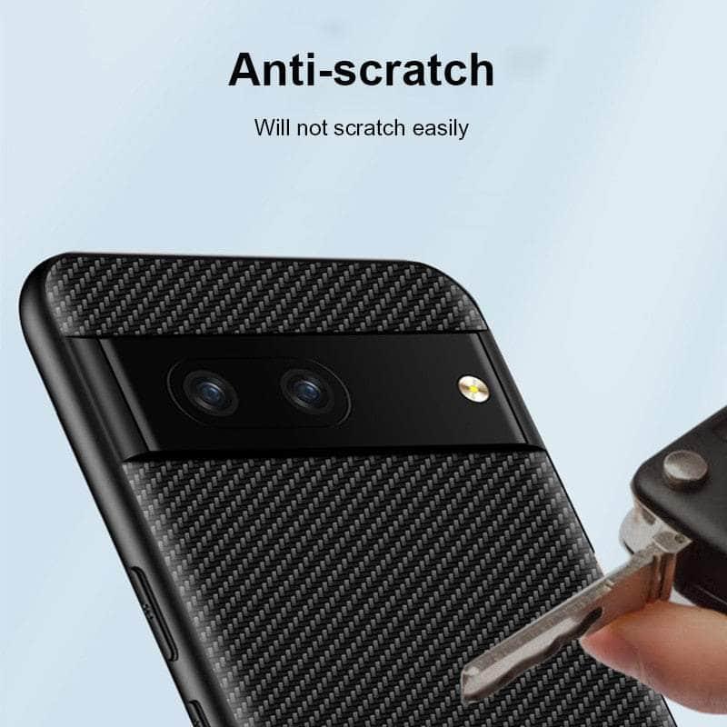 Casebuddy Google Pixel 8 Pro Carbon Fiber Vegan Leather Case