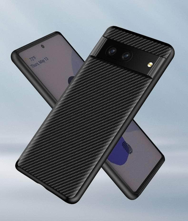 Casebuddy Google Pixel 8 Pro Carbon Fiber Vegan Leather Case