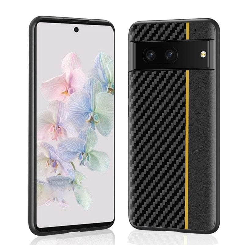 Casebuddy Google Pixel 8 Pro Carbon Fiber Vegan Leather Case