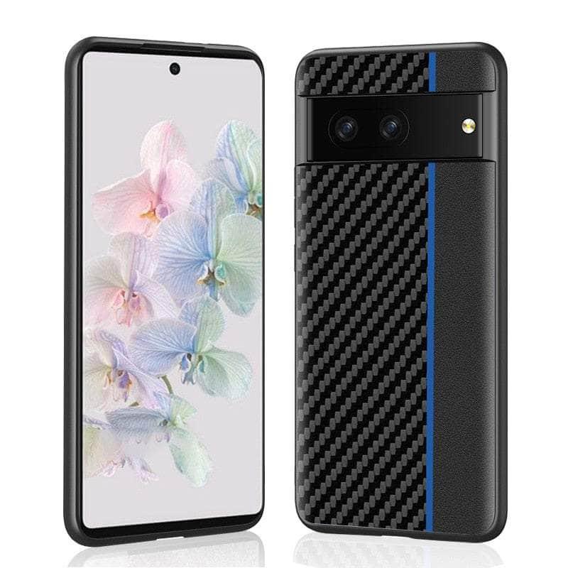 Casebuddy Google Pixel 8 Pro Carbon Fiber Vegan Leather Case