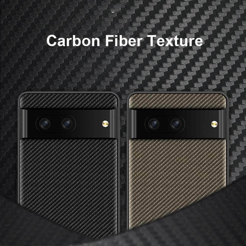 Casebuddy Google Pixel 8 Pro Carbon Fiber Vegan Leather Case