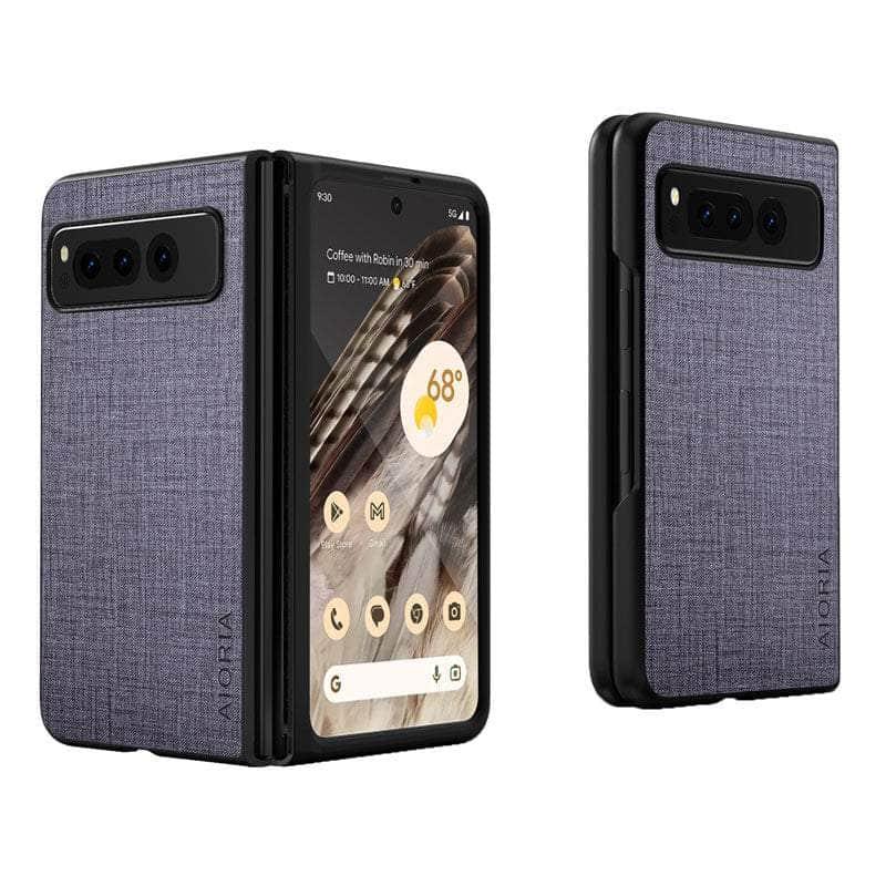 Casebuddy Gray / Pixel Fold Google Pixel Fold Cloth Texture Case