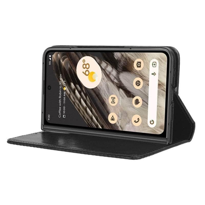 Casebuddy Google Pixel Fold Luxury Flip Leather Wallet