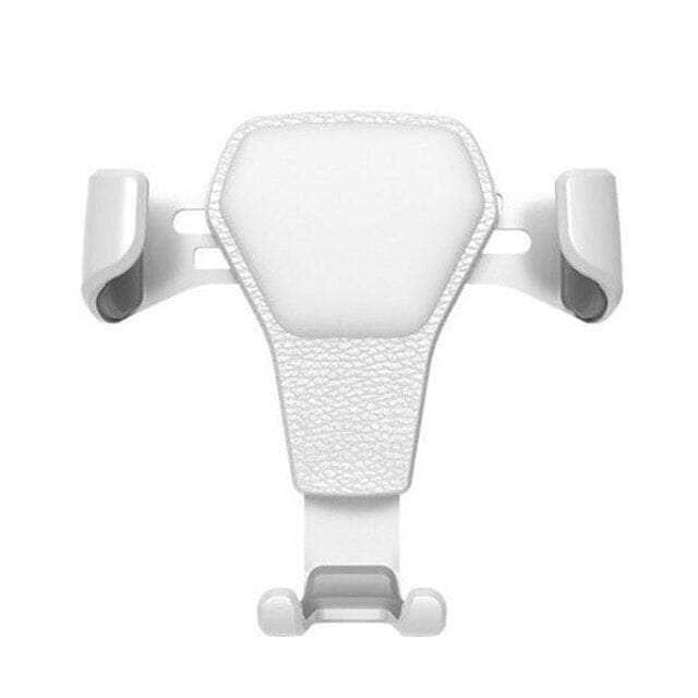 Casebuddy White Gravity Car Holder Phone Air Vent Clip