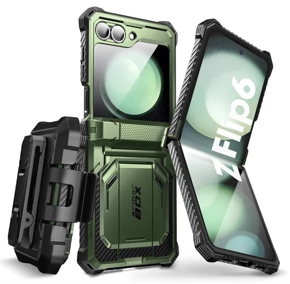 I-BLASON Galaxy Z Flip 6 Armorbox Full-Body Rugged Holster - CaseBuddy Australia