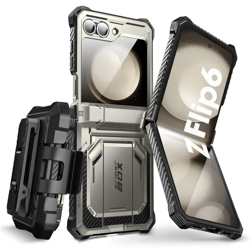 I-BLASON Galaxy Z Flip 6 Armorbox Full-Body Rugged Holster - CaseBuddy Australia