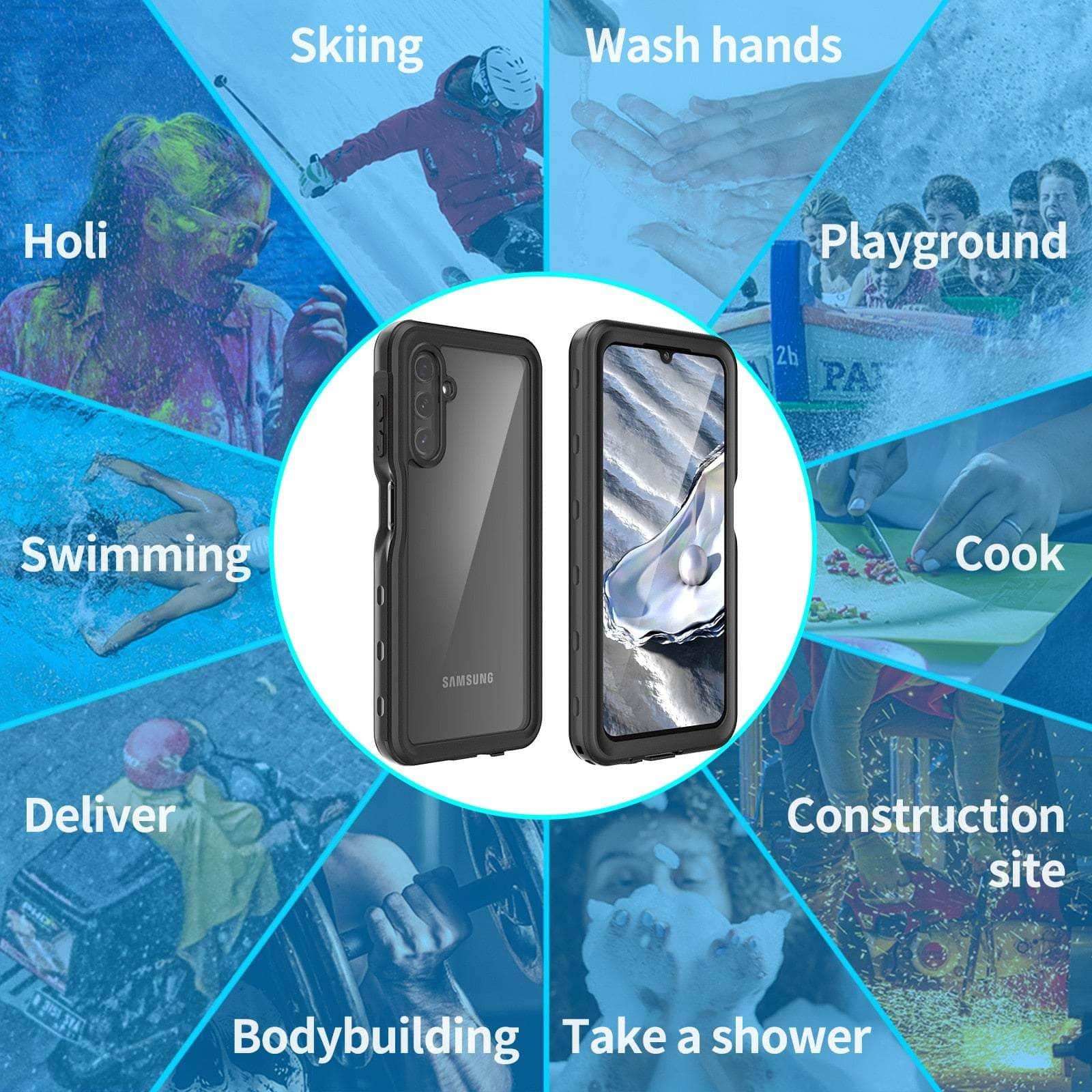 Casebuddy IP68 Waterproof Galaxy A34 Crystal Case