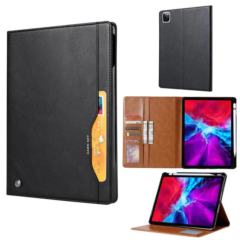 iPad Air 13 2024 Business Flip Leather Card Slot Book Stand - CaseBuddy Australia