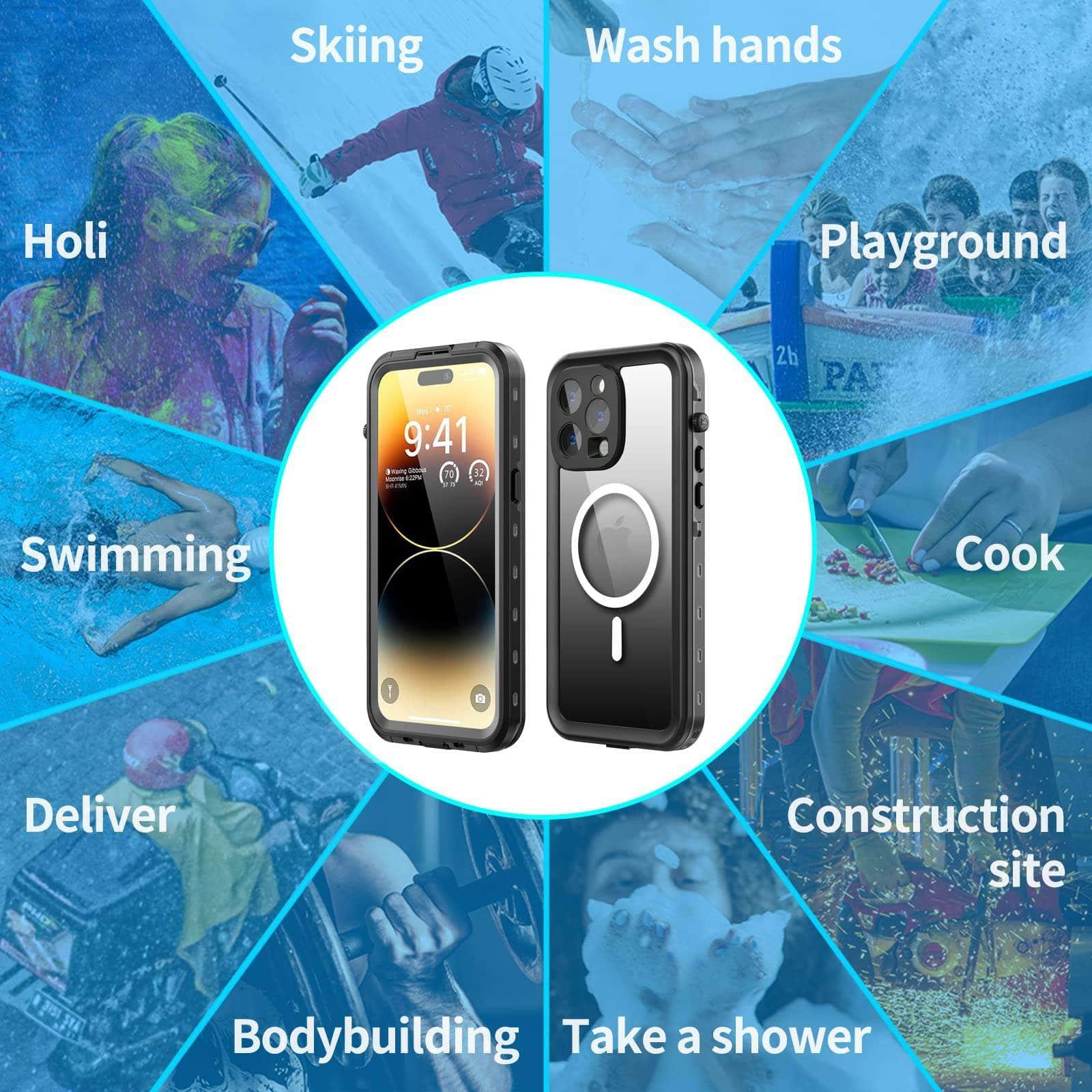 Casebuddy iPhone 15 IP68 Waterproof Protector Full Body