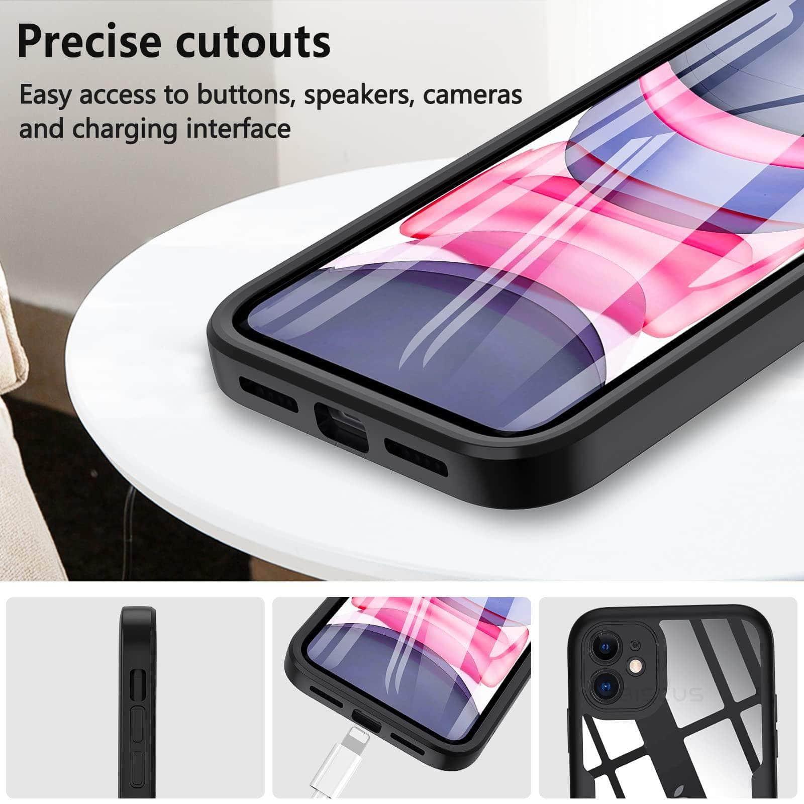 Casebuddy iPhone 15 Plus 360 Degree Full Body Rugged Case