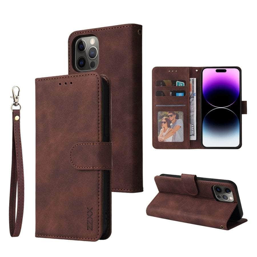 Casebuddy iPhone 15 Pro Max Leather Wallet Case