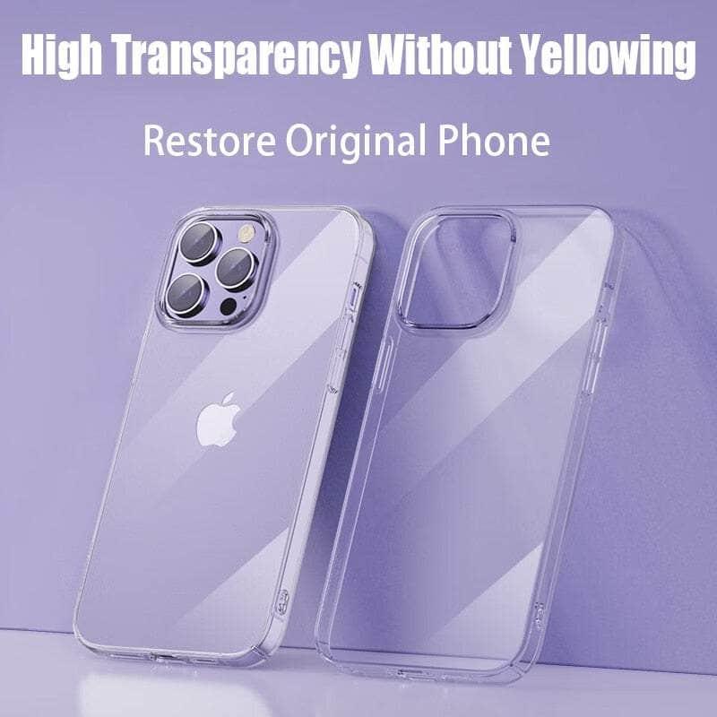 Casebuddy iPhone 15 Pro Max Transparent Soft TPU Silicone Cover