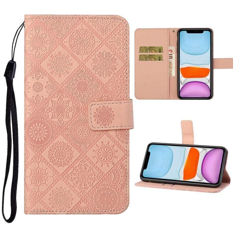 Casebuddy Leather Flip Wallet Galaxy A14 Floral Case