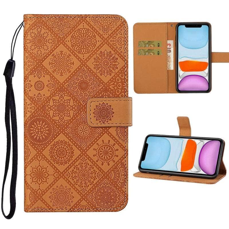 Casebuddy Leather Flip Wallet Galaxy A14 Floral Case