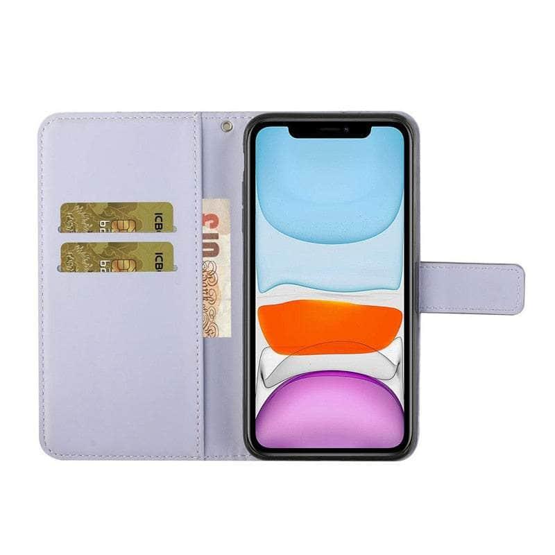 Casebuddy Leather Flip Wallet Galaxy A34 Floral Case