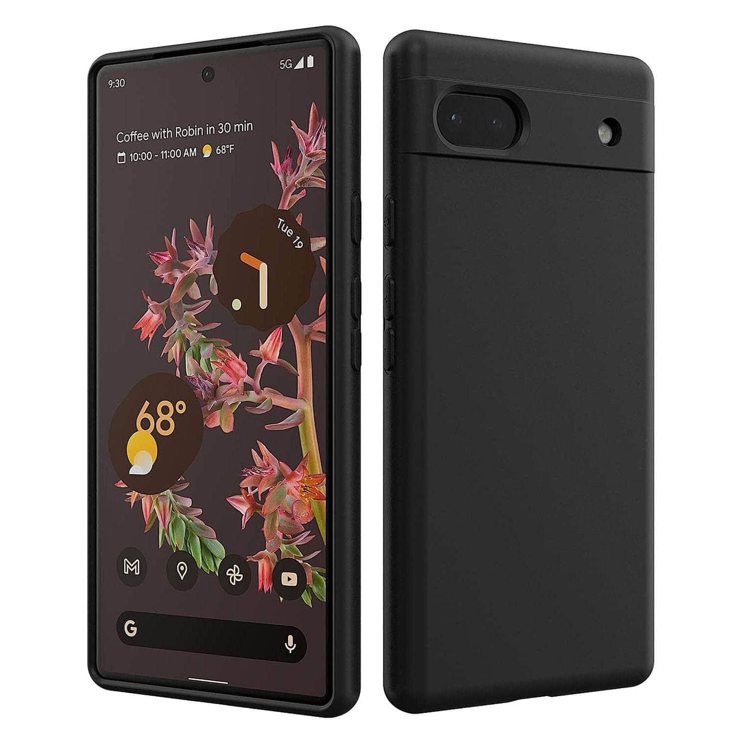 Casebuddy Black / For Pixel 8 Pro Liquid Silicone Google Pixel 8 Pro Soft Cover