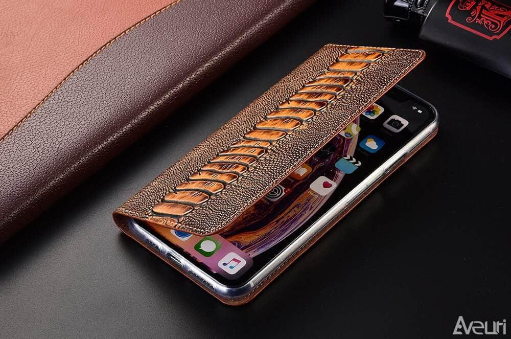 Casebuddy Luxury Galaxy A54 Genuine Leather Flip Case