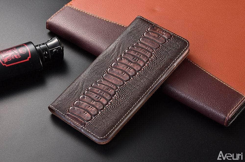 Casebuddy Luxury Galaxy A54 Genuine Leather Flip Case