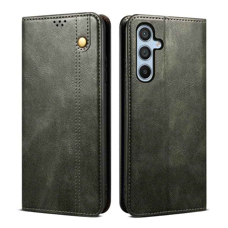 Casebuddy Luxury Galaxy A54 Vegan Leather Magnet Book