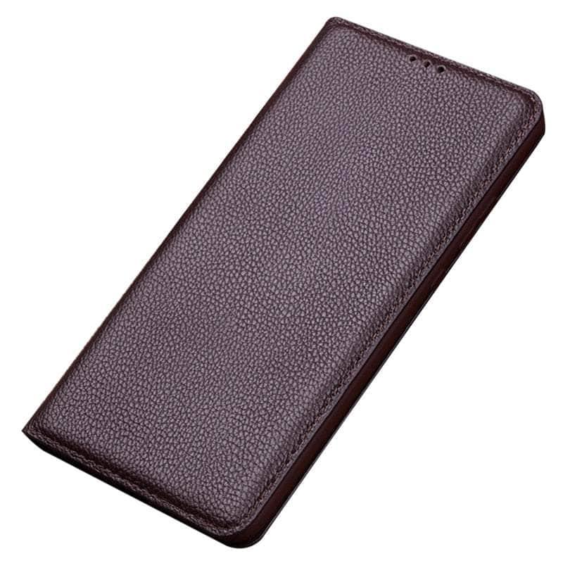 Casebuddy Luxury Real Leather iPhone 15 Plus Wallet Case