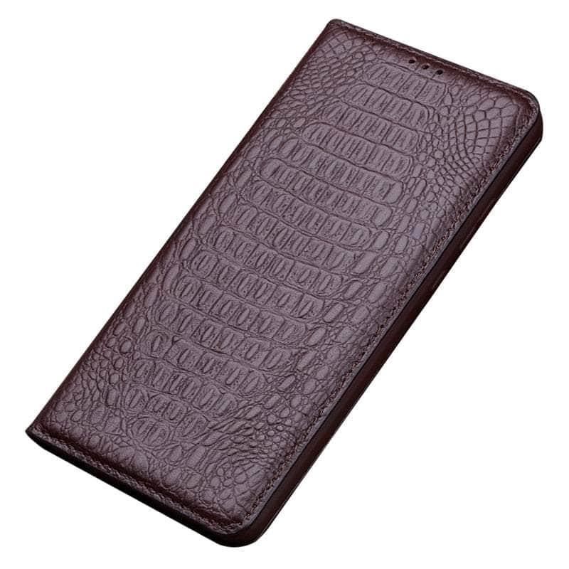 Casebuddy Luxury Real Leather iPhone 15 Pro Wallet Case