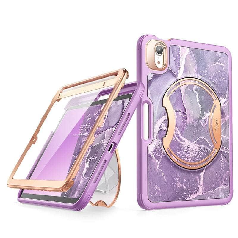 Casebuddy Purple Nebula iPad Mini 6 (2021) Full Body Heavy Duty Case