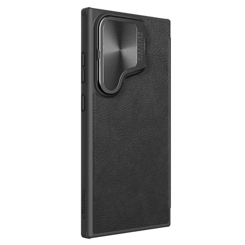 CaseBuddy Australia NILLKIN Galaxy S24 Ultra Vegan Flip Leather Card Slot Cover