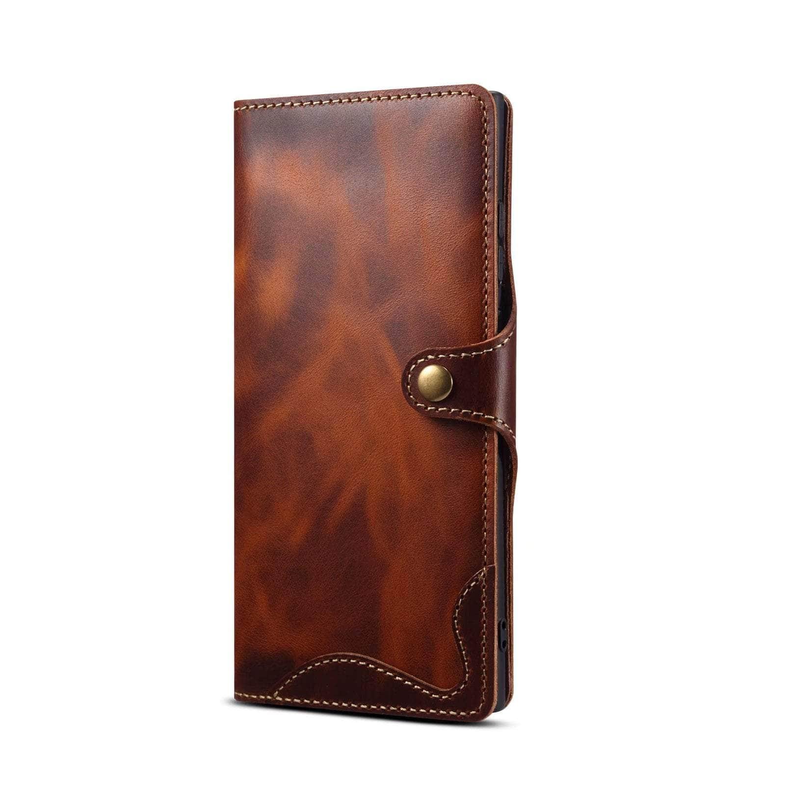 Casebuddy Auburn / Galaxy S23 FE Real Cowhide Galaxy S23 FE Leather Case