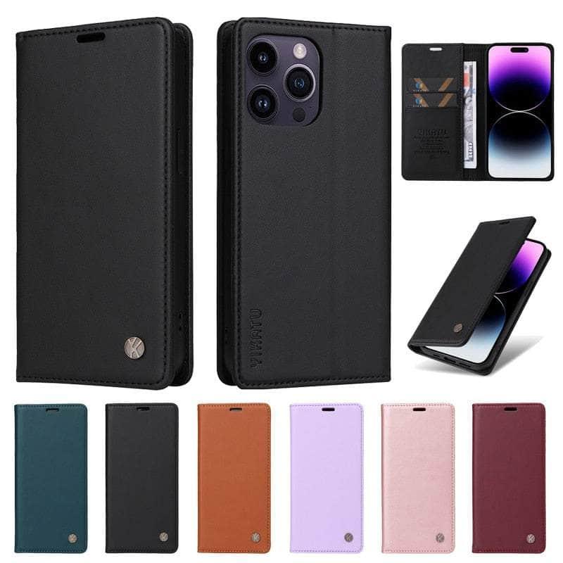 Casebuddy Samsung Galaxy A14 Flip Vegan Leather Case