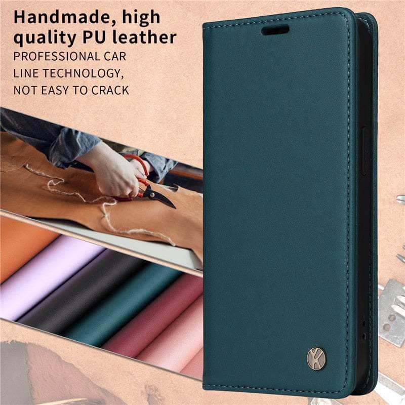 Casebuddy Samsung Galaxy A14 Flip Vegan Leather Case