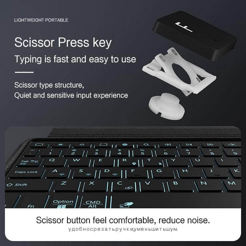 Casebuddy Smart Bluetooth Galaxy Tab S9 11 Backlit Keyboard Case