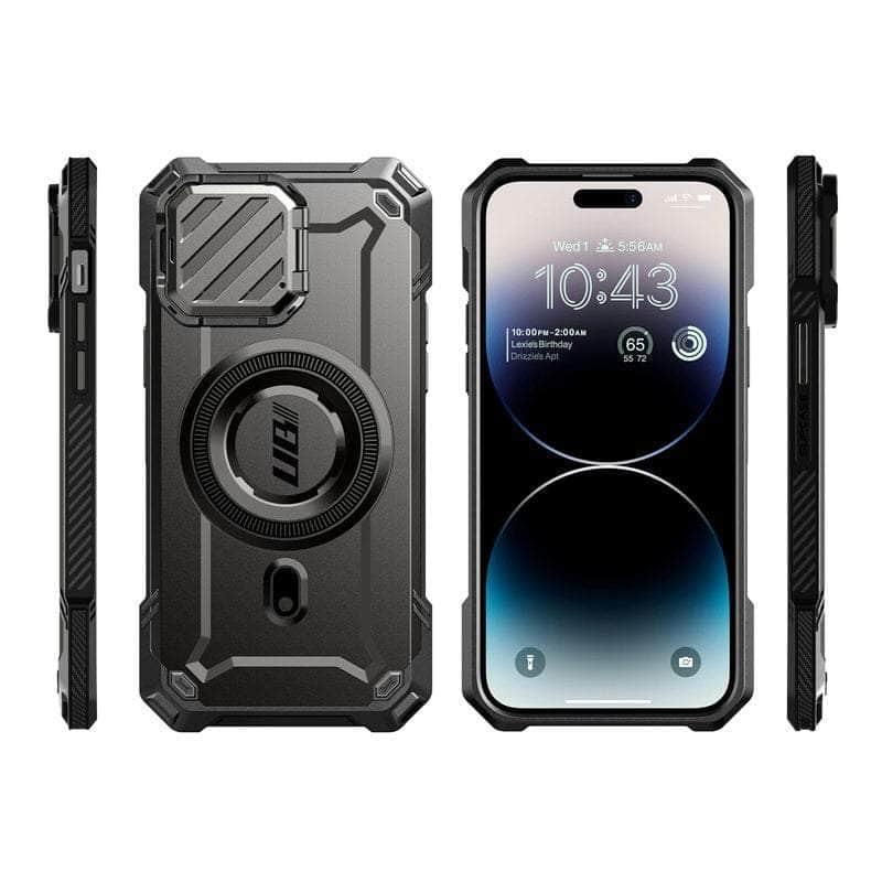 Casebuddy Black / PC + TPU SUPCASE iPhone 15 Mag XT Full Body Case