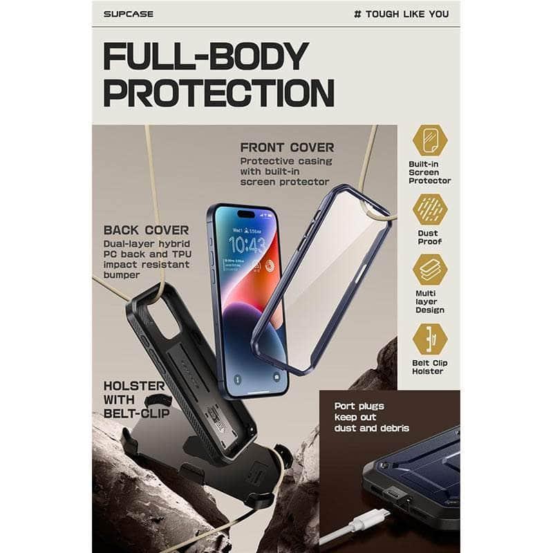 Casebuddy SUPCASE iPhone 15 Pro Max UB Rugged Heavy Duty Case