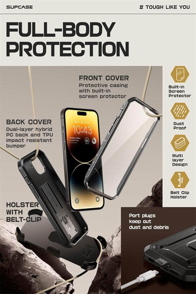 Casebuddy SUPCASE iPhone 15 UB Rugged Heavy Duty Case