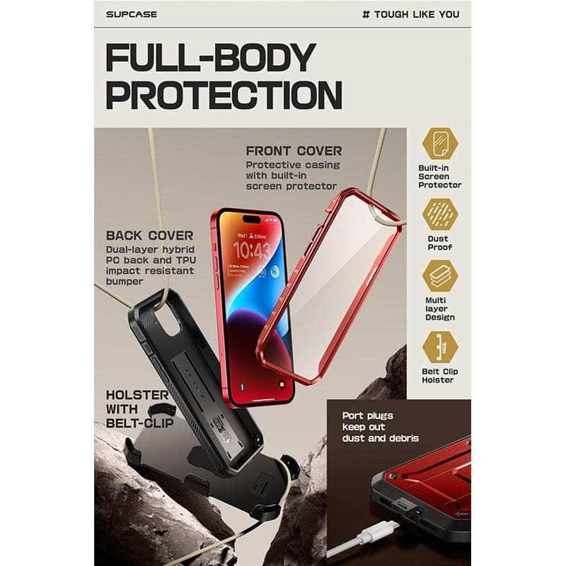 Casebuddy SUPCASE iPhone 15 UB Rugged Heavy Duty Case