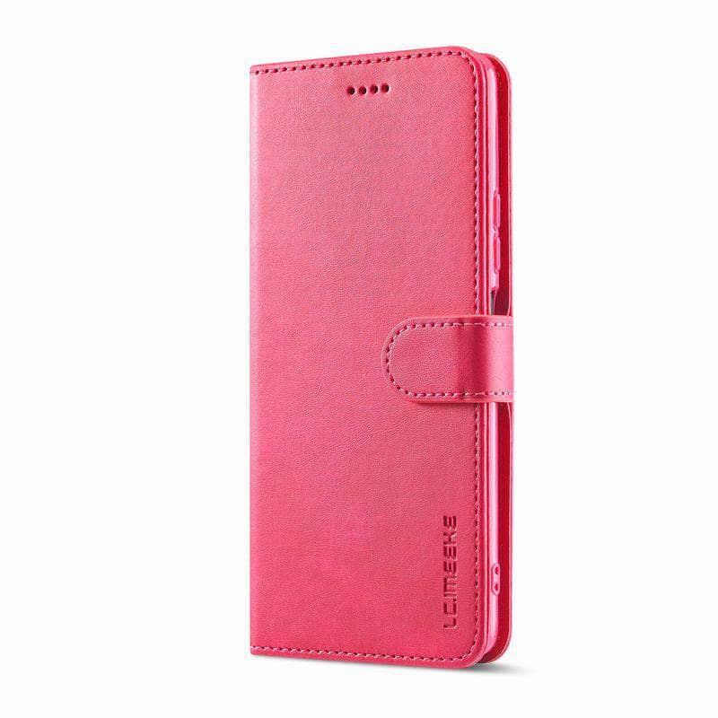 Casebuddy Red / For iPhone 15 Plus Vegan iPhone 15 Plus Wallet Card Holder Case