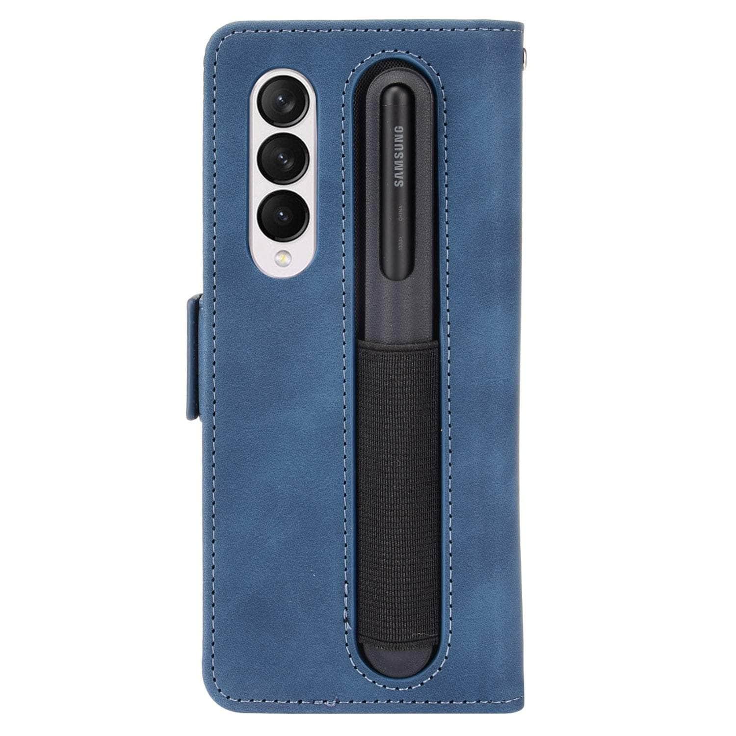 Casebuddy Vegan Leather Galaxy Z Fold 3 Pen Slot Case