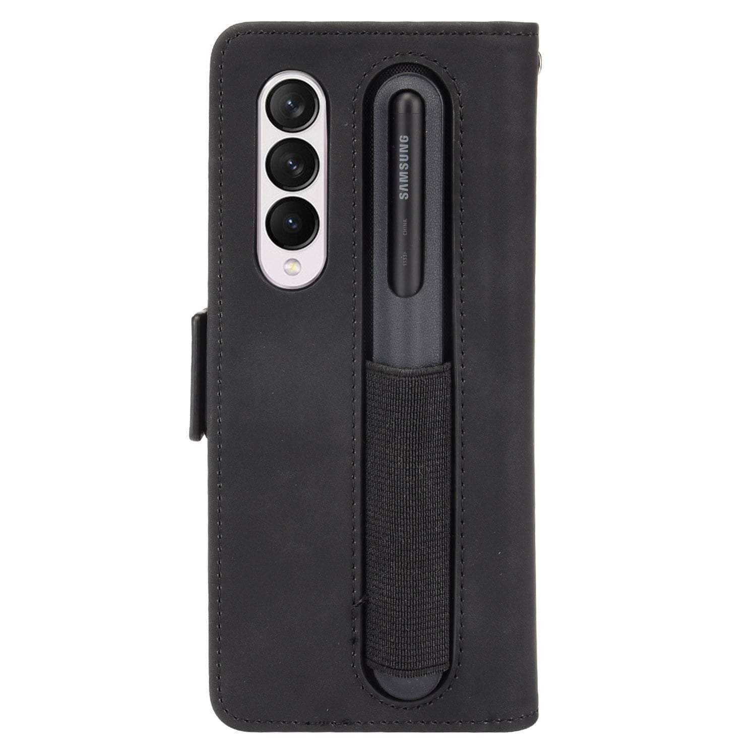 Casebuddy Vegan Leather Galaxy Z Fold 5 Pen Slot Case