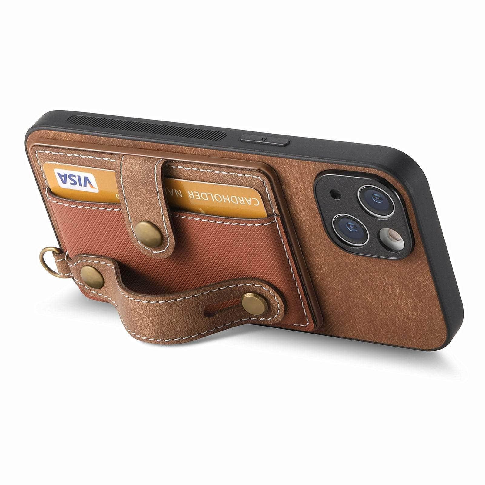 Casebuddy Vegan Leather iPhone 15 Wallet Case